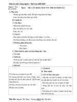 Giáo án Công nghệ Lớp 6 - Tuần 6 - Năm học 2008-2009 - Nguyễn Thị Thập