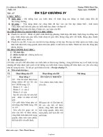 Giáo án Hình học 8 - Tiết 67: Ôn tập chương IV - Năm học 2007-2008 - Trần Thanh Quang