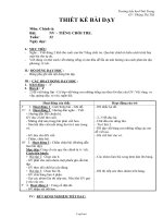 Giáo án Chính tả Lớp 3 - Tuần 32 - Bài: NV - Tiếng chổi tre - Phùng Thị Tiết