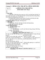 Giáo án lớp 8 môn Hình học - Tiết 55 đến tiết 70