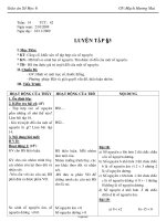 Giáo án Số học 6 - Tiết 42: Luyện tập Bài 3 - Năm học 2009-2010 - Mạch Hương Mai