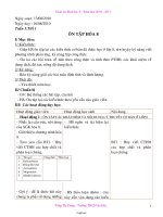 Giáo án lớp 9 môn hóa học - Tuần 1: Tiết 1: Ôn tập hóa 8