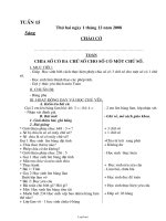 Giáo án Lớp 3 - Tuần 15 - Năm học 2008-2009 (2 cột)