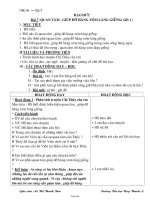 Thiết kế bài dạy các môn học lớp 2 - Trường tiểu học Thuỷ Dương - Tuần 4