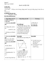 Giáo án Hình học 8 - Tuần 27 - Năm học 2008-2009
