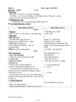 Kế hoạch bài dạy khối 1 - Tuần 3 năm 2012