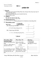 Bài giảng môn học Hình học lớp 7 - Tiết 11: Luyện tập (tiết 1)