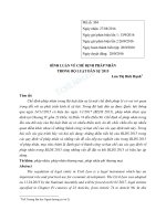 Bình luận về chế định pháp nhân trong bộ Luật Dân sự 2015