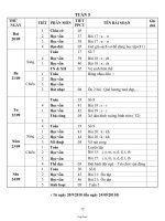 Kế hoạch bài dạy lớp 1 - Tuần 5