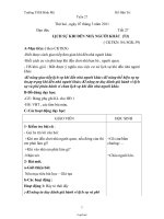 Thiết kế bài dạy lớp 2 - Tuần 27 - Trường TH B Bình Mỹ