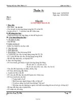 Giáo án Luyện từ và câu 3 tiết 21: Nhân hoá Ôn cách đặt và trả lời câu hỏi : ở đâu ?