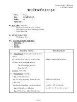 Giáo án Toán lớp 2 - Tuần 29 - Bài: Luyện tập