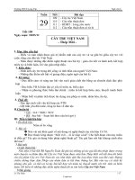 Giáo án môn Ngữ văn lớp 6 - Tuần 29 - Trường THCS Long Tân