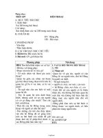 Giáo án dạy Ngữ văn 8 tiết 107: Hội thoại