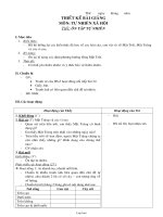 Giáo án lớp 2 môn Tự nhiên xã hội - Tiết: Ôn tập tự nhiên