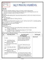 Giáo án Môn Vật lí 6 - Tuần 15 - Tiết 15 - Bài 14: Mặt phẳng nghiêng