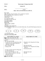 Giáo án tổng hợp lớp 3 - Tuần thứ 1 năm 2010