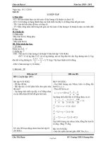 Giáo án môn học Đại số lớp 7 - Trường THCS Dương Đức - Tiết 25: Luyện tập