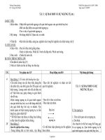 Giáo án môn học Vật lí lớp 6 - Tiết 31: Sự bay hơi và sự ngưng tụ