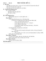 Giáo án Sinh học lớp 7 tiết 32 Thực hành: mổ cá