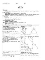 Giáo án môn Hình 8 tiết 40: Bài tập