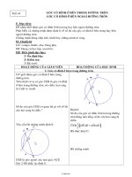 Giáo án Lớp 6 - Môn Toán - Tiết 44: Góc có đỉnh ở bên trong đường tròn. Góc có đỉnh ở bên ngoài đường tròn
