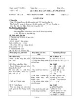 Giáo án Lớp 6 - Môn Toán - Tuần 17 - Năm học 2016