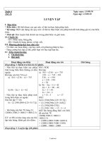 Giáo án môn học Số học lớp 6 - Tuần 6 - Tiết 16: Luyện tập (Tiếp theo)