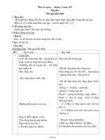 Giáo án môn Tập đọc lớp 3 - Tiết 103: Nội quy Đảo Khỉ