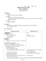 Giáo án Chính tả tuần 10 tiết 1: Ngày lễ