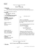 Giáo án môn Toán lớp 3 - Tuần 6