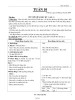 Giáo án Vật lí Lớp 8 - Ôn tập cuối năm - Năm học 2011-2012 - Hoàng Thị Quỳ