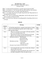 Đề kiểm tra 1 tiết môn : Giáo dục công dân ( khối 6 ) thời gian 45 phút