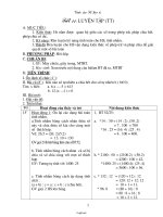 Giáo án môn Đại số 6 - Tiết 11: Luyện tập (tt)