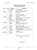 Giáo án Lớp 3 Tuần 1 - Đặng Thị Đào - Trường Tiểu học Cửu Long 2