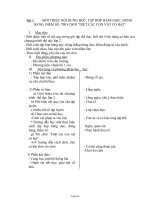 Giáo án môn học Thể dục lớp 2