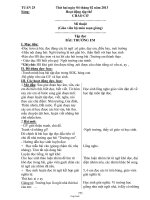 Thiết kế bài học khối 1 - Tuần thứ 25