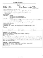 Giáo án môn Ngữ văn 6 (trọn bộ cả năm)