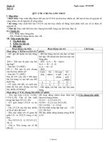 Giáo án môn Số học lớp 6 - Tuần 11 - Tiết 31: Bài 17: Ước chung lớn nhất