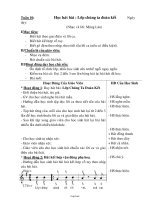 Giáo án Âm nhạc lớp 3 - Tuần 10 đến tuần 20