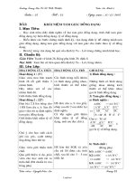 Giáo án Hình học 8 - Tiết 42: Khái niệm tam giác đồng dạng - Năm học 2004-2005 - Nguyễn Văn An