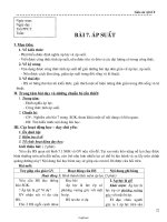 Giáo án môn Vật lí Khối 8 - Bài 7: Áp suất