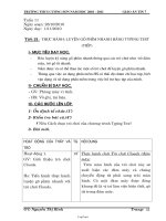 Giáo án Tin 7 tiết 21: Thực hành: luyện gõ phím nhanh bằng Typing Test (tiếp)