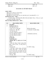 Giáo án Ngữ văn 6 - Tuần 18 - Năm học 2010-2011