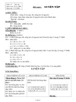 Giáo án Lớp 6 - Môn Số học - Tuần 15 - Tiết 46: Luyện tập