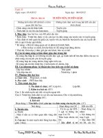 Giáo án Sinh học 8 tuần 32 - Trường THCS Xuân Thủy