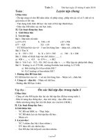 Kế hoạch bài dạy Lớp 3 - Tuần 2 - Năm học 2010-2011