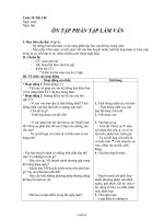 Giáo án Ngữ văn 8 Tuần 35-Tiết 140: Ôn tập phần tập làm văn