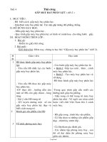 Giáo án môn Thủ công lớp 3 - Tiết 4: Gấp máy bay phản lực (tiết 2)