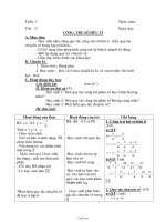 Giáo án môn Hình học lớp 7 - Tiết 2: Cộng, trừ số hữu tỉ